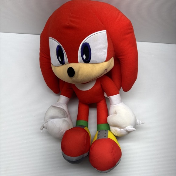 Toy Factory Sonic the Hedgehog Knuckles the Echidna Plush 18" SEGA - Picture 3 of 6